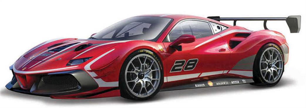 Burago 1/43 B18-38309 Ferrari Racing 488 Challenge Evo 2020 Diecast Model