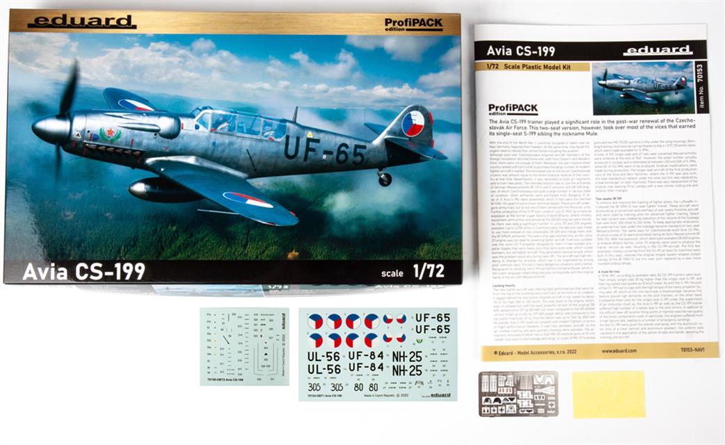 Eduard 1/72 70153 Avia CS.199 WW2 Czech Fighter Plastic Kit