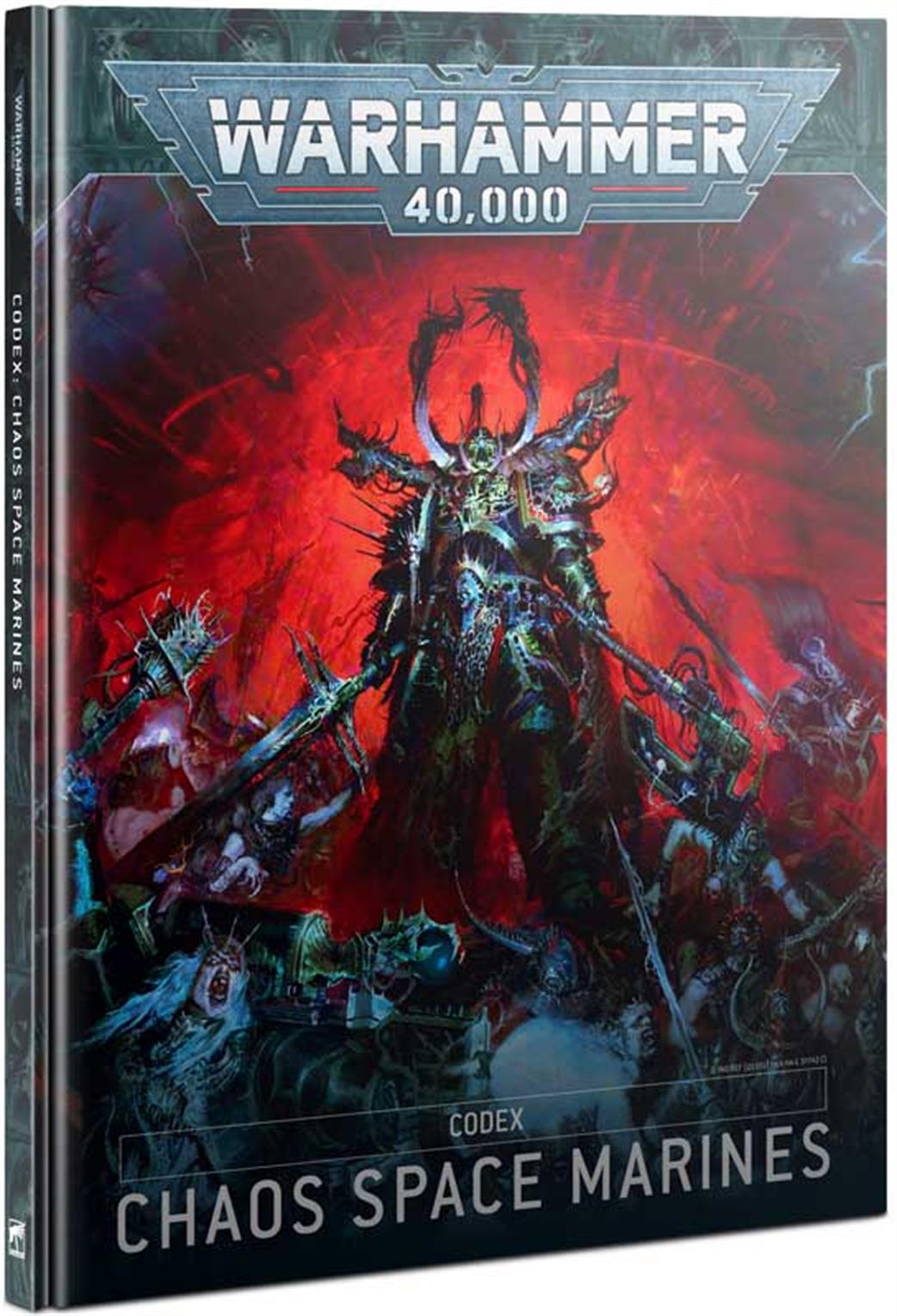 Games Workshop 60030102024 Chaos Space Marines Hardback 40K Codex (9th Ed)