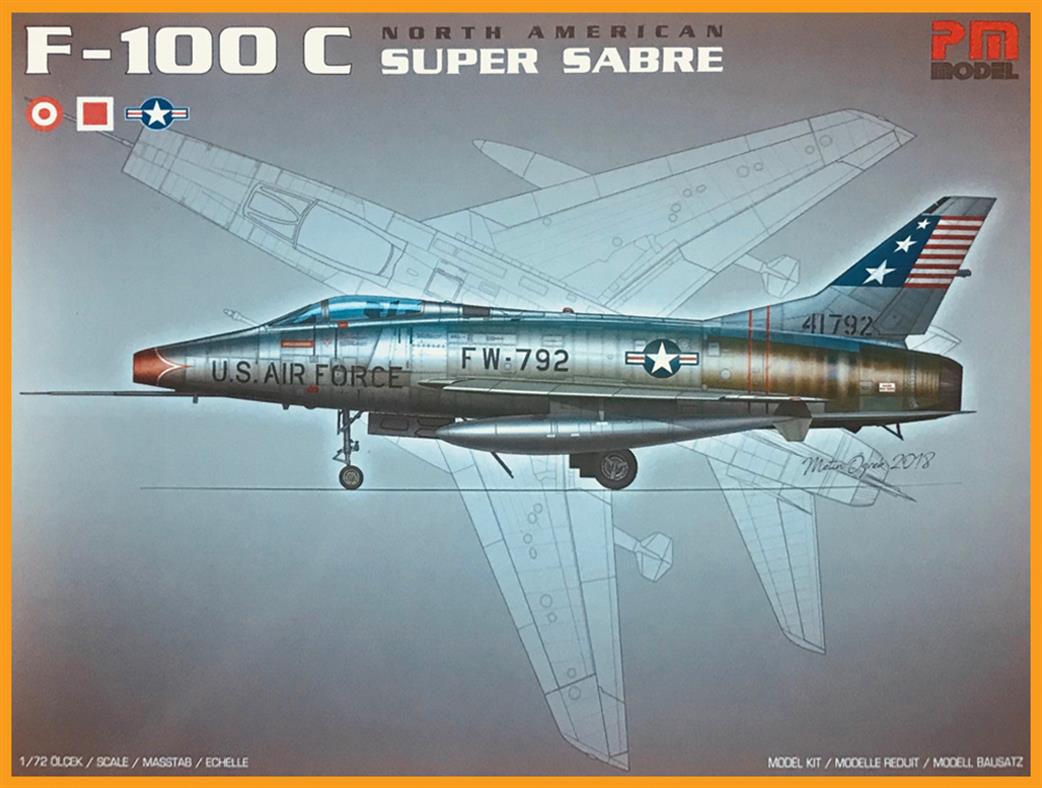 PM Model  PM402 North American F-100C Super Sabre