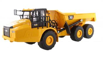 1:24 scale Radio Control Cat® 745 Articulated Truck from Diecast Masters. Suitable for age 8+