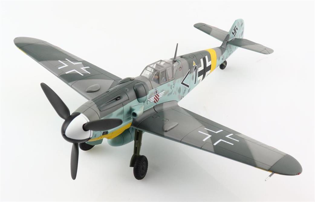 Hobby Master 1/48 HA8760 Messerschmitt BF109G-6 Mato Dukovac Croatia Air Force 1944