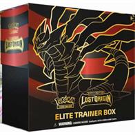 One ETB Per CustomerEach box bontains:8 * Lost Origin boosters45 * Pokemon Energy cards2 * Acrylic conditiond markers6 * Damage-counter diceA competition legal coin-flip die65 *  sleeves featuring Giratina4 * DividersA collector's boxA players guide.