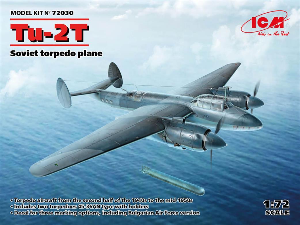 ICM 1/72 72030 Tupolev Tu-2t Soviet Torpedo Plane kit