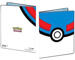 Keep your Pokémon TCG collection organised and safe with this stylish portfolio, featuring the iconic Great Ball design! Holds 90 single-loaded cards or 180 double-loaded