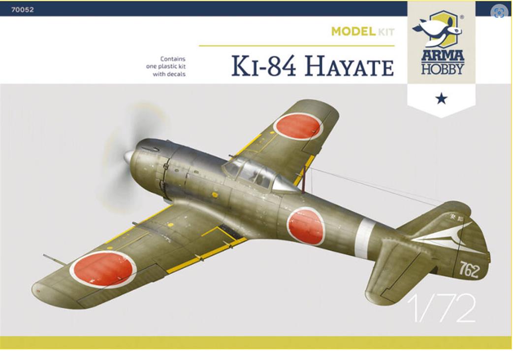 Arma Hobby 1/72 70052 Nakajima Ki-84 Hayate Japanese WW2 Fighter Plastic Kit