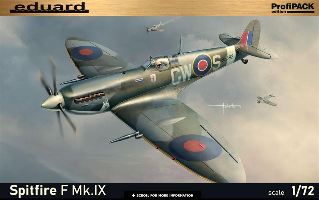 Eduard 1/72 70122 RAF Spitfire F MkiX Profipack Plastic Kit