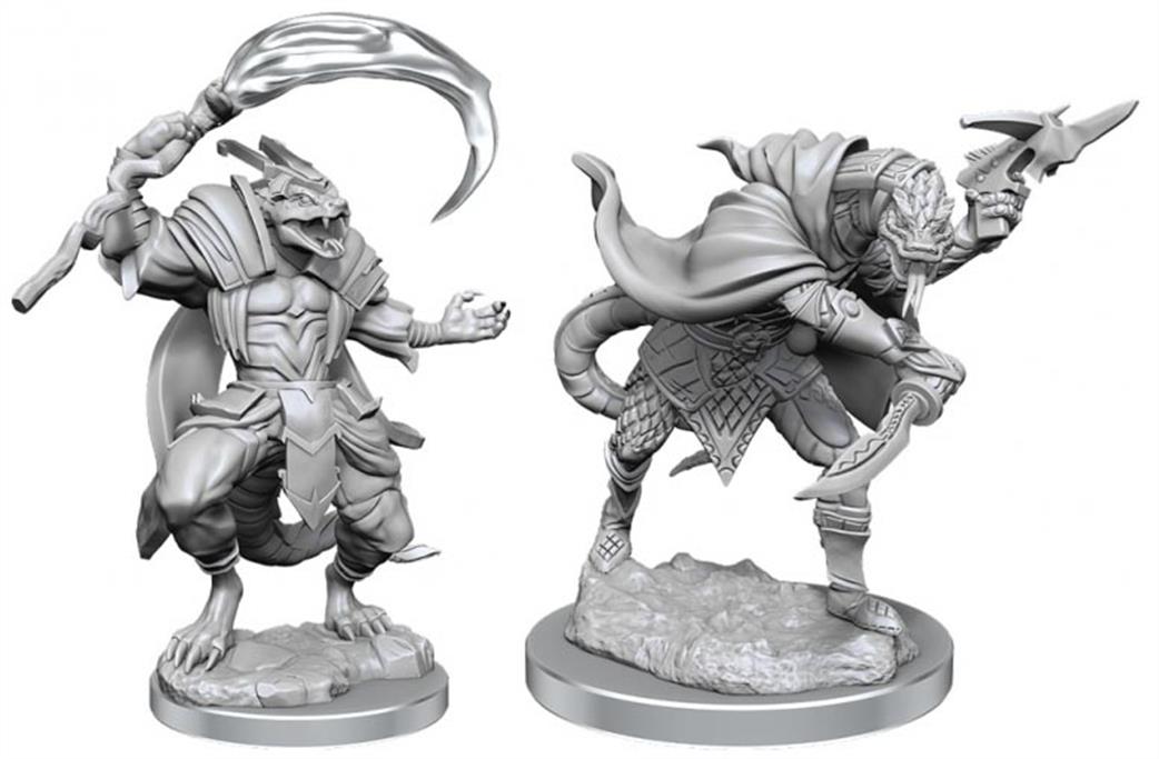 Wizkids  90500 Serpentfolk: Pathfinder Deep Cuts Unpainted Miniatures