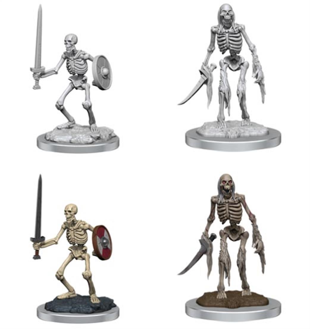 Wizkids 90533 Skeletons: Wizkids Deep Cuts Unpainted Miniatures