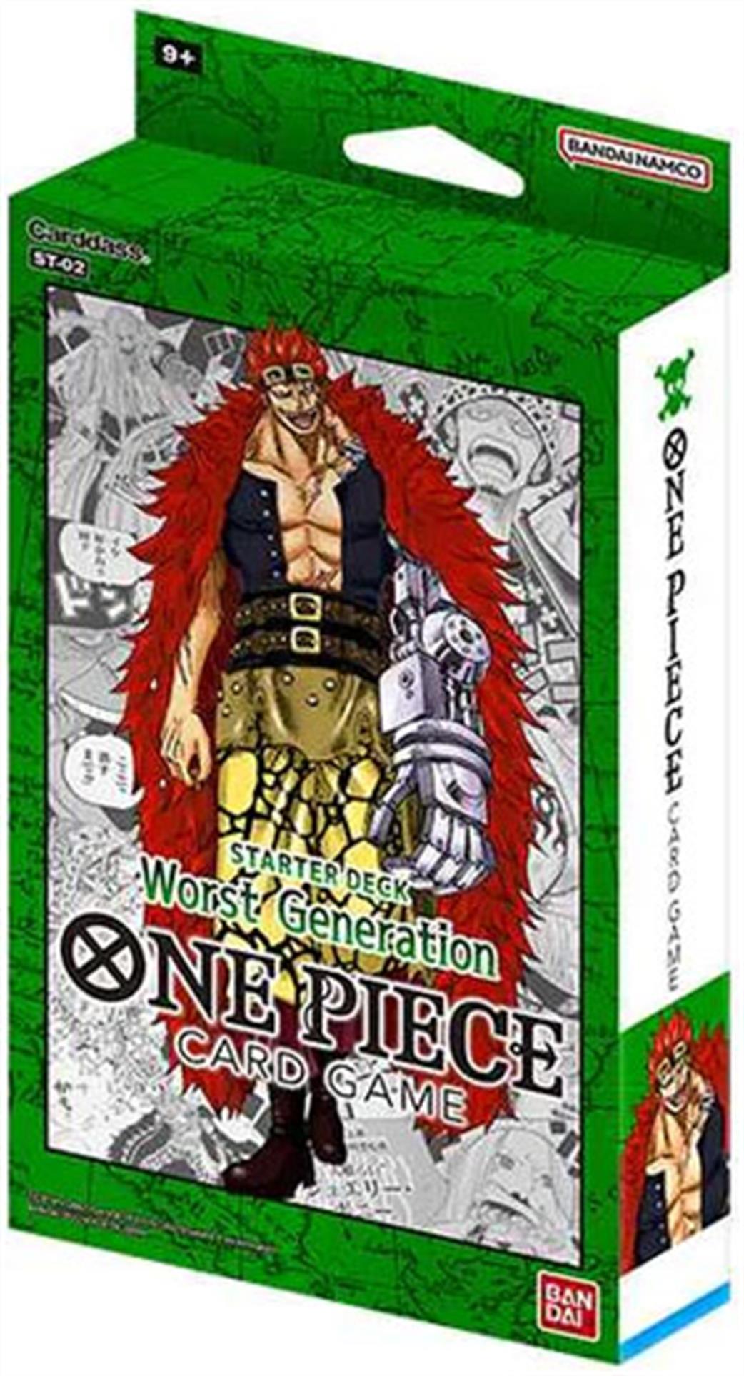 Bandai  ST-02 One Piece Worst Generation Starter Deck