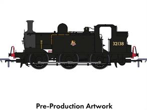 Detailed model of the London Brighton &amp; South Coast Railway class E1 0-6-0 tank engines designed by William Stroudley in 1874. The class was intended for local goods, shunting and piloting duties. Proving successful the class was expanded to 80 locomotives by 1891. Although withdraws started in 1908 30 locomotives entered British Railways stock in 1948, including four working goods services on the Isle of Wight.Model finished as British Railways 32138 in unlined black livery with early emblems.