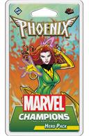 One of the five original X-Men and a powerful psychic, Jean Grey was chosen as host for the cosmic Phoenix Force. As Phoenix, she uses her telepathy and telekinesis to protect mutants and humans alike, but she must always take care to not let the power of the Phoenix Force overcome her. Now, Phoenix blasts her way into players’ games of Marvel Champions: The Card Game! Phoenix is a psionic powerhouse that can draw on the unfathomable power of the Phoenix Force to face down any foe. With this Hero Pack, players will find Phoenix, her sixteen signature cards, and a full assortment of Justice cards inviting them to thwart the villain’s schemes.