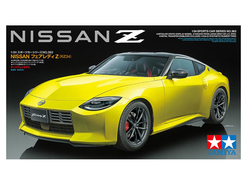 Tamiya 1/24 24363 Nissan Fairlady Z RZ34 Sports Car Kit