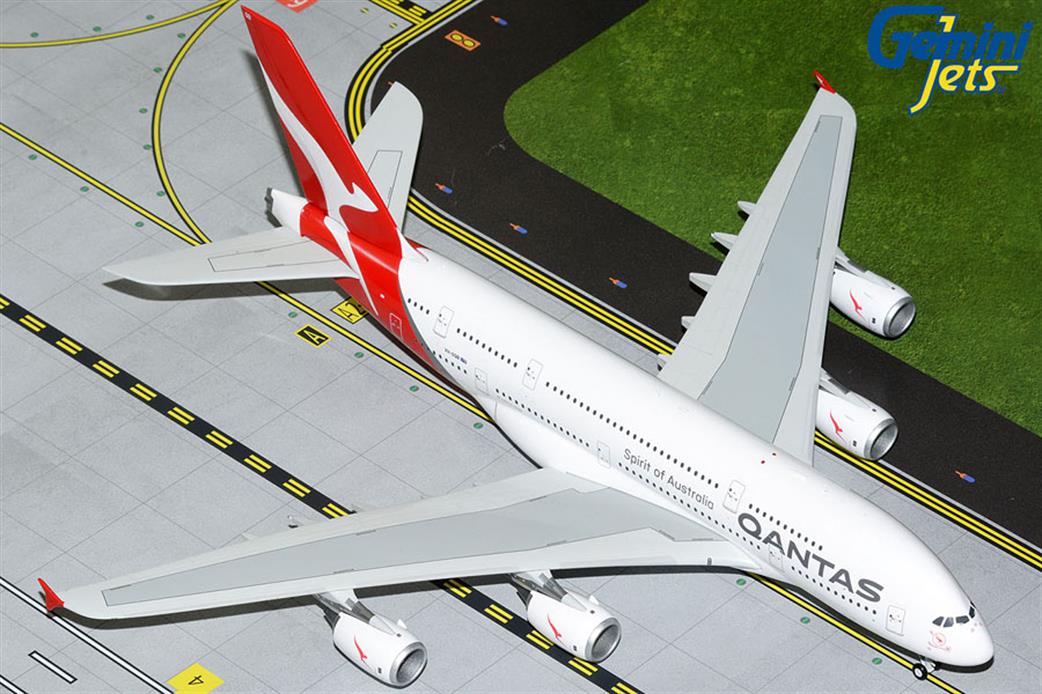 Gemini Jets G2QFA1087 Qantas Airbus A380 Diecast Aircraft Model 1/200