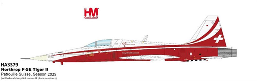 Hobby Master 1/72 HA3379 F-5E Patrouille Suisse 2025