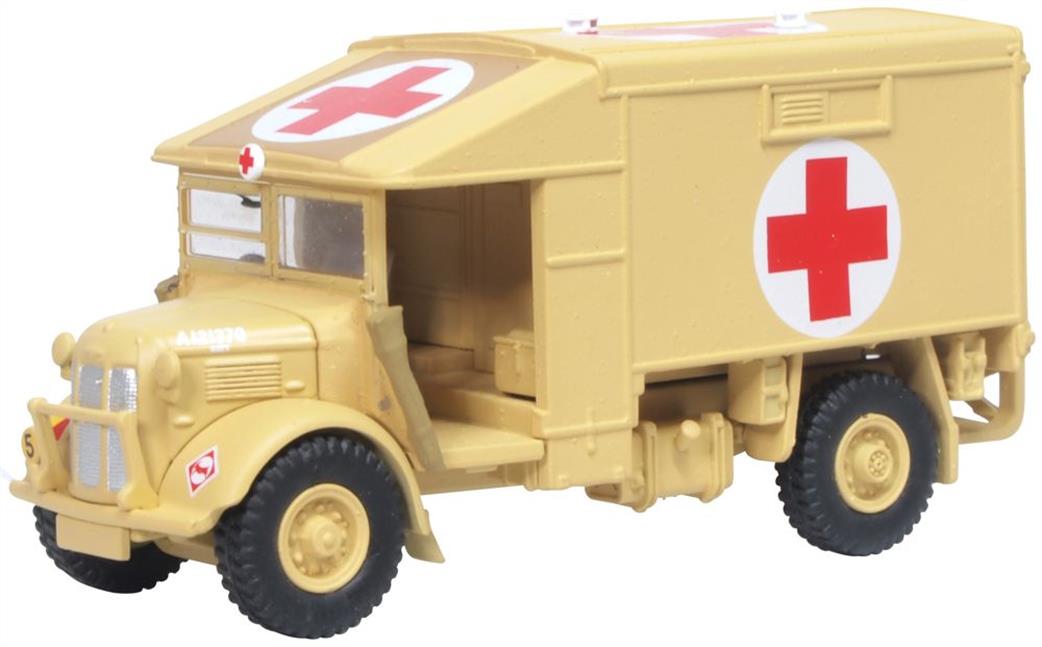 Oxford Diecast 1/76 76K2001 RASC Katy Western Desert Austin K2 Ambulance