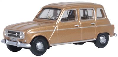 Oxford Diecast 76RN004 1/76th Renault 4 Marron Glace