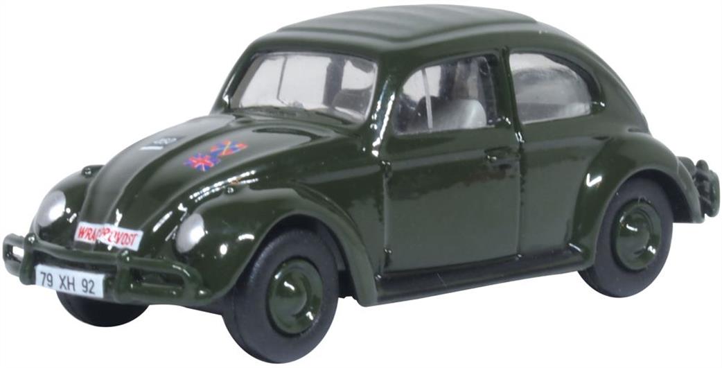 Oxford Diecast 1/76 76VWB012 WRAC Provost British Army of the Rhine VW Beetle