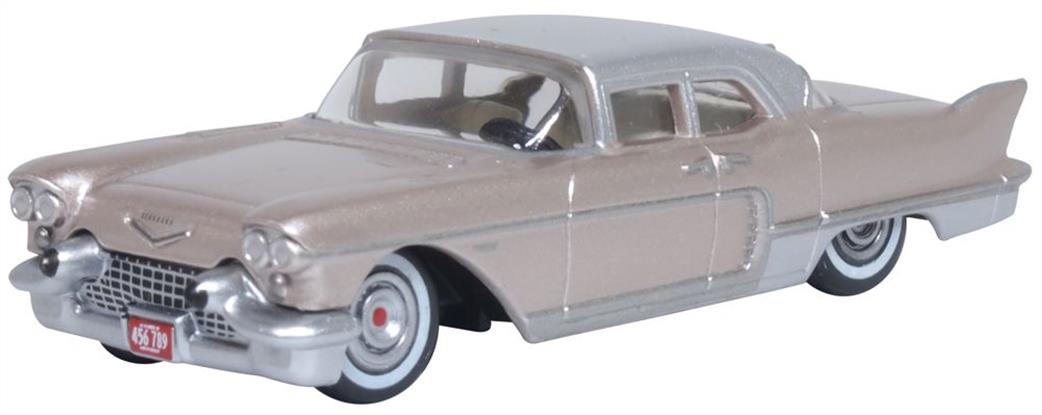 Oxford Diecast 1/87 87CE57004 Sandalwood Cadillac Eldorado Brougham 1957