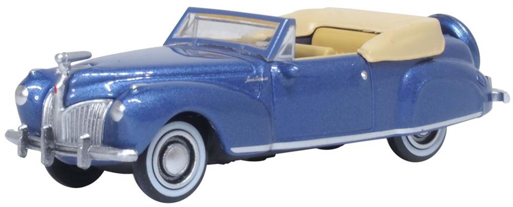 Oxford Diecast 1/87 87LC41007 Lincoln Continental 1941 Darian Blue/Tan