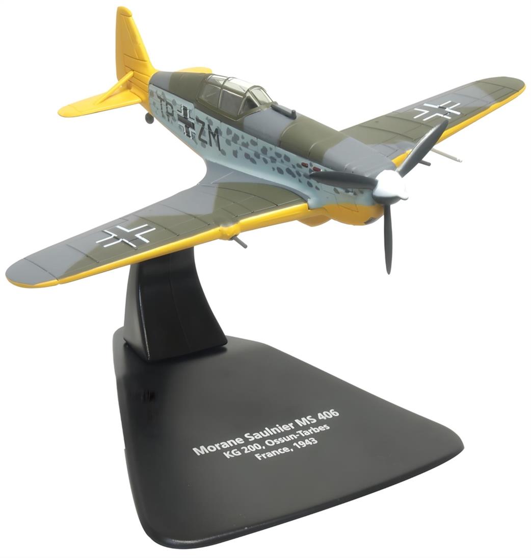 Oxford Diecast 1/72 AC116S Morane Saulnier 406 KG200 OssunTarbes France 1943 No Swastika