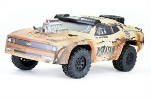 When the roads have been destroyed in a post-apocalyptic world the Rokatan could be the savior as you drive across wasteland in the quest to survive. Ok, it’s a little dramatic for an R/C car, but you are free to let your imagination run away as you think about escaping biker gangs and tyrants with the new 3S powered 4wd Rokatan from FTX.Length: 600mm Width: 300mm Height: 205mm Weight: 2700GREQUIRED TO COMPLETE 4 x AA Batteries
