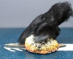 HMS Queen Mary exploding is a 1/1250 scale waterline resin model of the battle cruiser being blown apart by a magazine explosion shortly after being hit by several shells from the German battlecruisers Derfflinger and Seydlitz. This model is by Coastlines Models, CL-EX06.