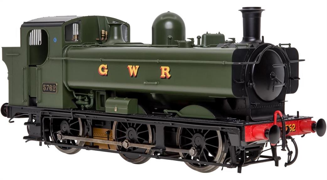Dapol O Gauge 7S-007-015 GWR 3762 57xx Class 3762 Pannier Tank Green Lettered G W R