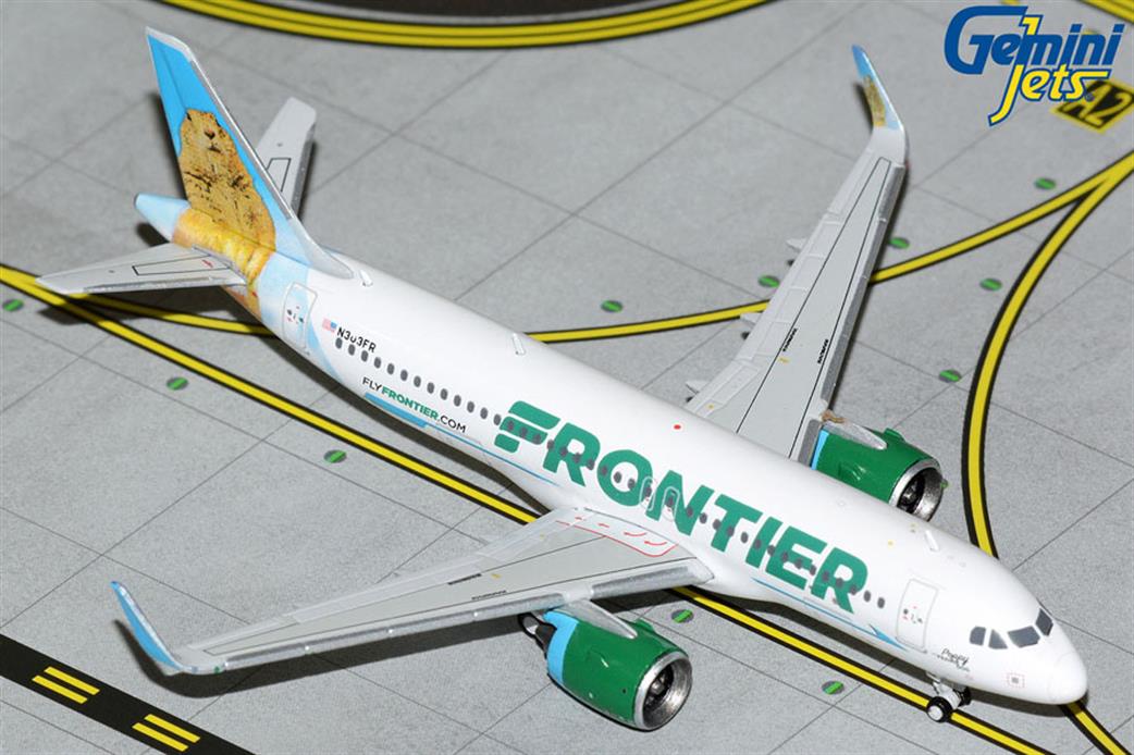 Gemini Jets 1/400 GJFFT2124 Frontier Airlines A320neo 