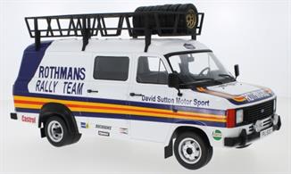 IXO 18RMC057XE 1/18th Ford Transit Mk2, Rothmans with Roof Accessories Diecast Model