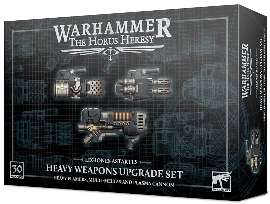 Games Workshop 25mm 31-12 Horus Heresy Legiones Astartes Multi-Meltas & Plasma Cannons Heavy Weapons Upgrade Set
