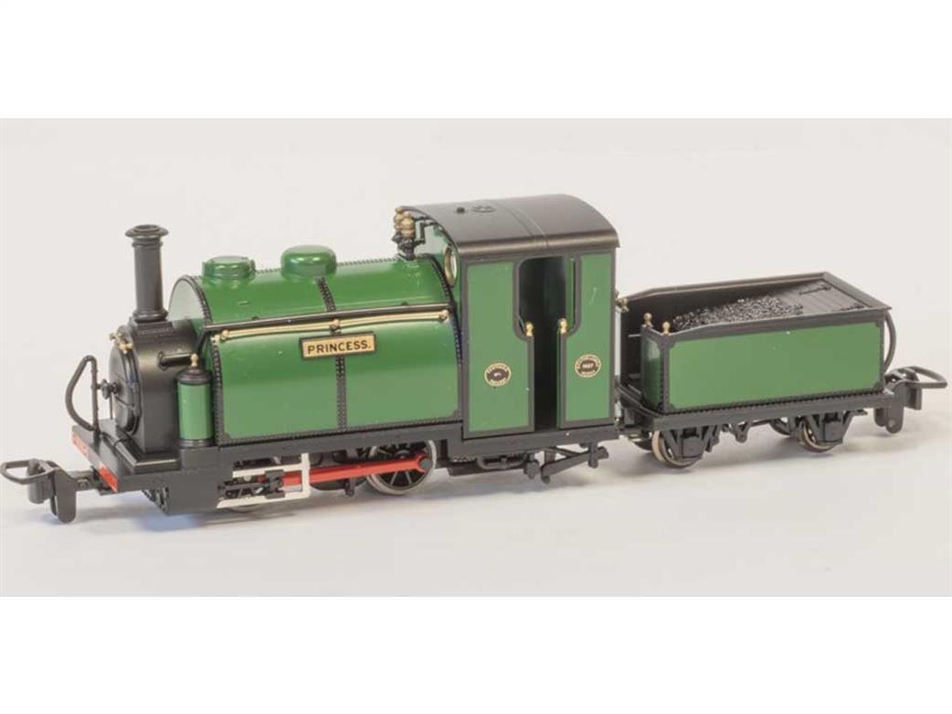 Kato OO9 51-251F Festiniog Railway Princess Small England 0-4-0TT Engine Green Livery