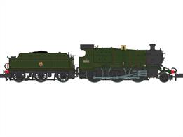Dapol have announced the addition of the GWR 43xx mogul to their range of N gauge model locomotives.Designed by G J Churchward as part of his range of standard locomotive types theses models were modern and powerful locomotives when introduced in 1911. 342 were built by 1932, forming the backbone of the GWR mixed traffic motive power fleet for many years, members of the class lasting until the end of steam on the Western region.Model of 6364 finished in British Railways green livery with early emblemDCC Ready with sockets for NEXT-18 decoder. Production planned for Q1 2024