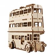 Knight Bus™ by Ugears. Assemble me Punch your ticket for an exciting adventure! The Knight BusTM from the Harry Potter series is here to rescue young wizards, witches and Muggles alike. This DIY wooden mechanical model bus is an exciting addition to the Ugears Harry Potter collection, and a very clever piece of engineering indeed. To create this triple-decker bus, with its unique features from the Wizarding World universe, our Ugears designers and engineers set themselves an ambitious goal: create a bus that can narrow and expand itself, and change speed when it does, just like in the movie Harry Potter and the Prisoner of Azkaban.