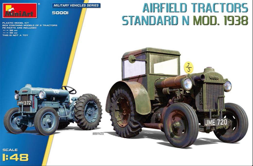 MiniArt 1/48 50001 Airfield Tractors Standard N Mod 1938 Plastic kit