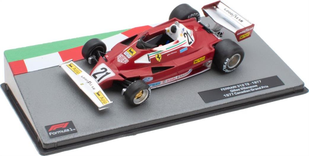 MAG 1/43 MAG NS045 Ferrari 312 T2 Gilles Villeneuve 1977 Canadian Grand Prix F1 Collection