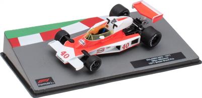 MAG NS056 1/43rd Mclaren M23 Gilles Villeneuve 1977 British Grand Prix F1 Collection
