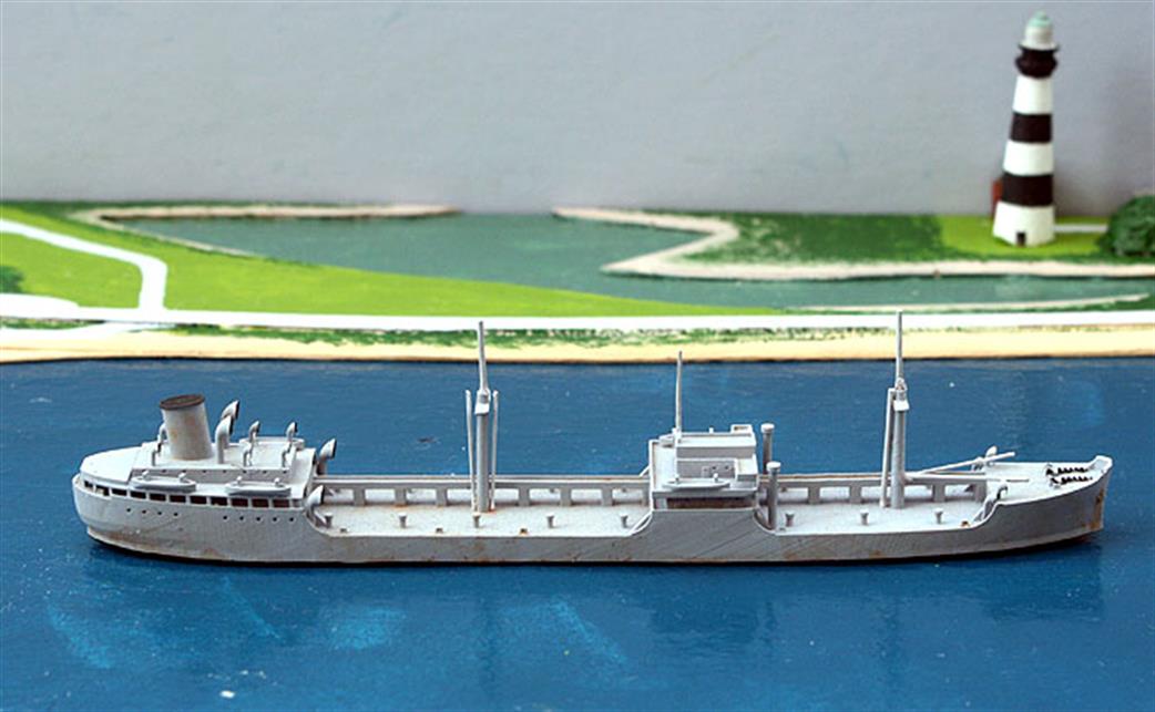 John's Model Shipyard 1/1200 MV201 T2 tanker a kit to make a standard WW2 tanker