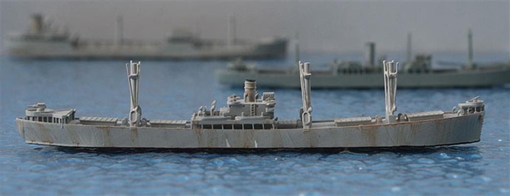 John's Model Shipyard 1/1200 MV301 Liberty ship a kit to make a freighter that helped win the Battle of the Atlantic