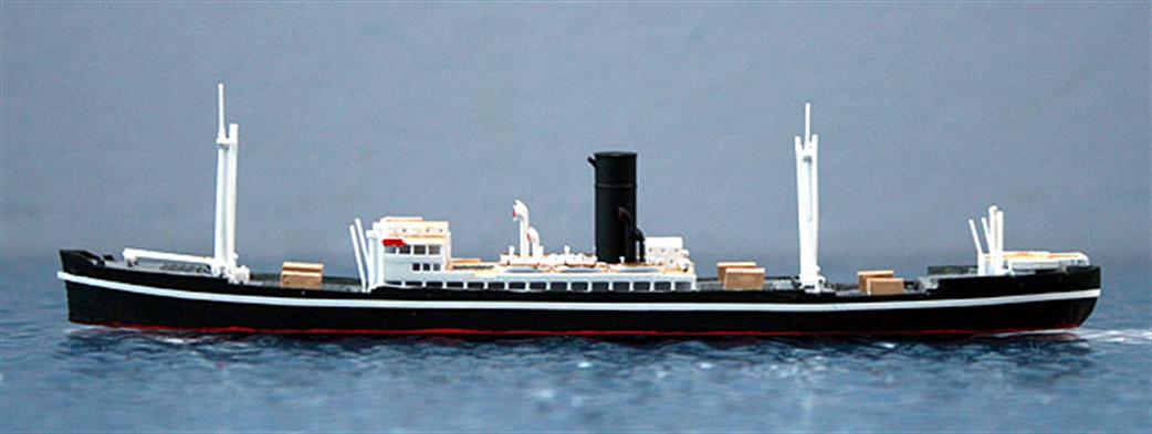 John's Model Shipyard 1/1200 MV303 Ehrenfels a kit to make a Hansa Line freighter from 1936