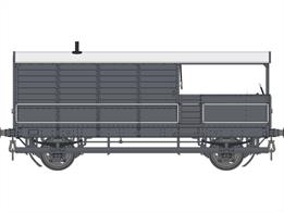 Announced Autumn 2022, planned production Late 2023.A highly detailed model of the GWRs standard 24-feet length goods train brake van, introduced from 1912 and built, with many detail differences, until 1950. The long wheelbase of these vans gave the guard a good ride, with a very effective hand brake and a large cabin which allowed extra crew to be accommodated. Unlettered model of a GWR diagram AA15 Toad. This diagram featured self-contained style buffers and J hanger type secondary suspension.