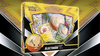Box contains:4 * Pokémon boosters1 * Foil promo Hisuian Electrode V1 * Oversized foil Hisuian Electrode V