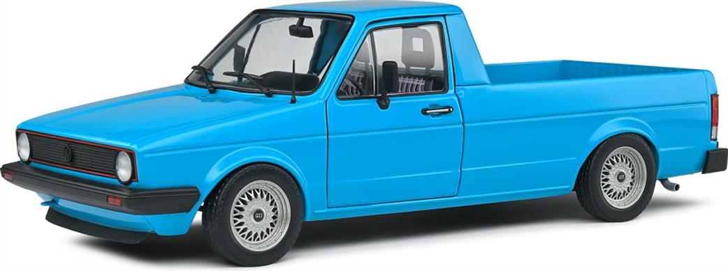 Solido 1/18 S1803509 VW Caddy MK1 Blue 1982 Model
