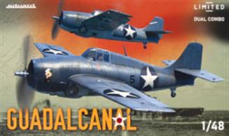Limited edition kit of US carrier based fighter F4F-4 Wildcat early and late production in 1/48 scale. Kit presents Wildcats from United States Navy and Marine Corps participating in the fighting for Guadalcanal.