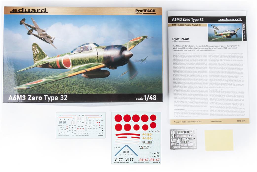 Eduard 1/48 82213 Mitsubishi A6M3 Zero Type 32 Plastic Kit Profipack Edition