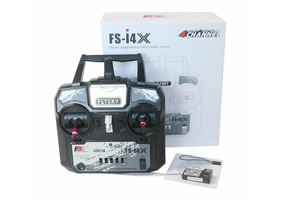 Flysky  FS-I4X-A6M2 FS-I4X 4CH 2.4GHZ RADIO SYSTEM W/A6 RECEIVER MODE 2
