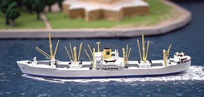 Braheholm is a model of a stylish fast freighter of the 1950s by CM Miniaturen CM-KR103