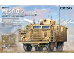 New tooling plastic kit of the British Army Mastiff 2 6x6 Wheeled Protected Patrol Vehicle