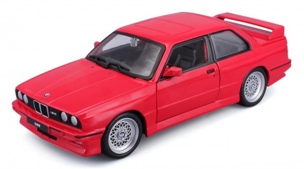 Burago 1/24 B18-21100 1988 BMW E30 M3 Model