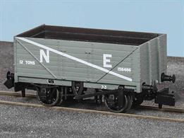 A new model of the standard RCH 1923 7 plank open coal wagons produced by Peco featuring the correct 9-feet wheelbase wood underframe and a detailed body moulding including interior planking detail.Wagon finished in LNER grey livery